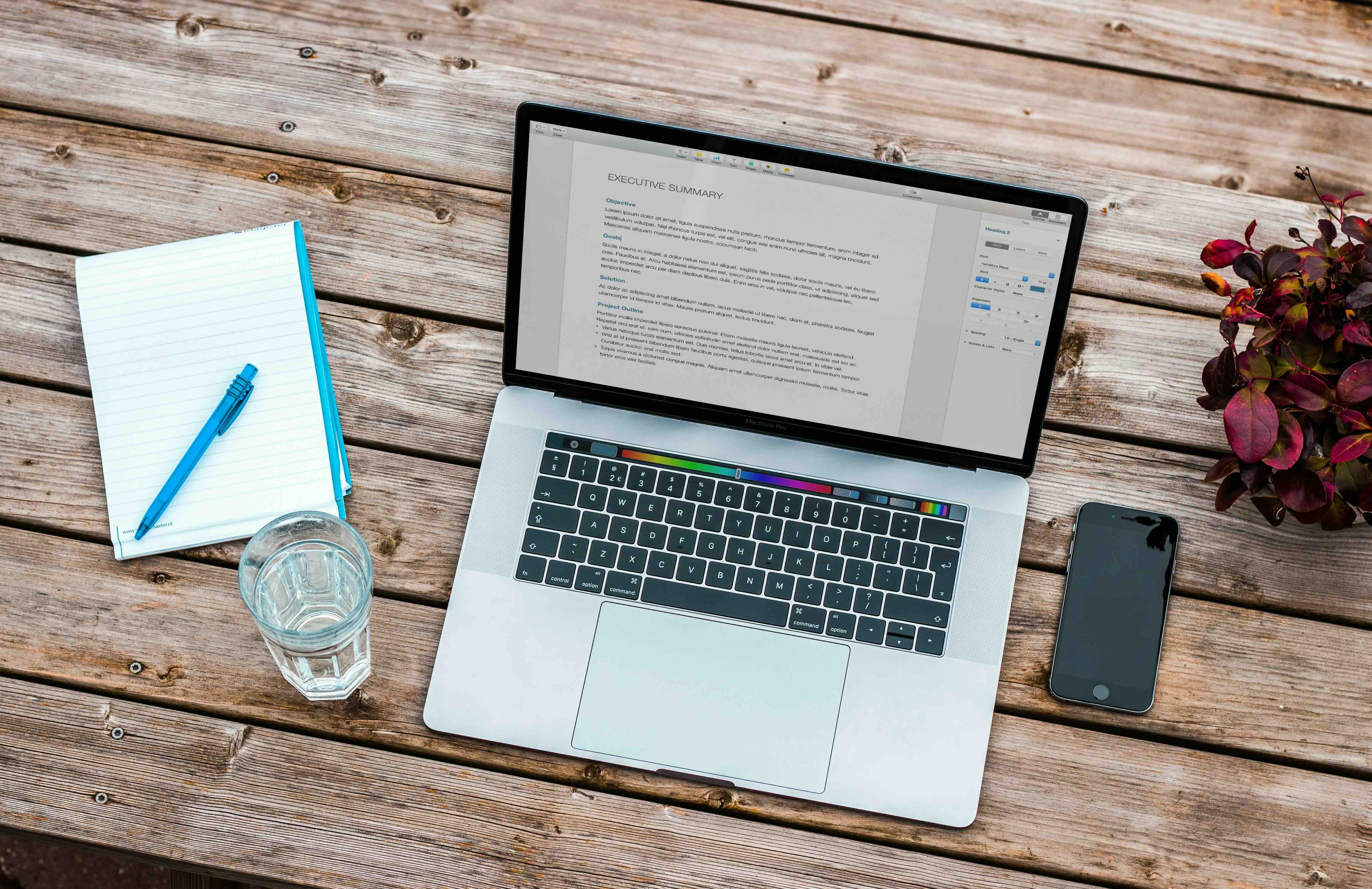Computer with Resume and Phone of a Resume Pineapple customer.
